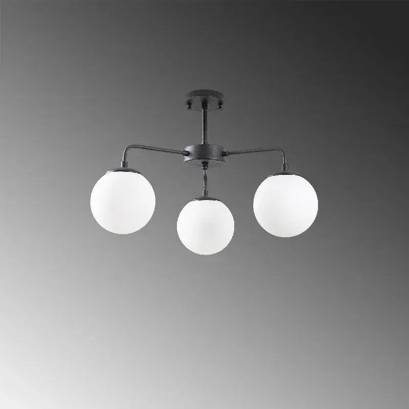 Aydinlatmadunyam Plafonyer BlackCream Viran-11006
