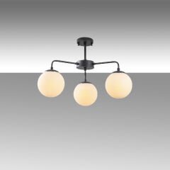 Aydinlatmadunyam Plafonyer BlackCream Viran-11006