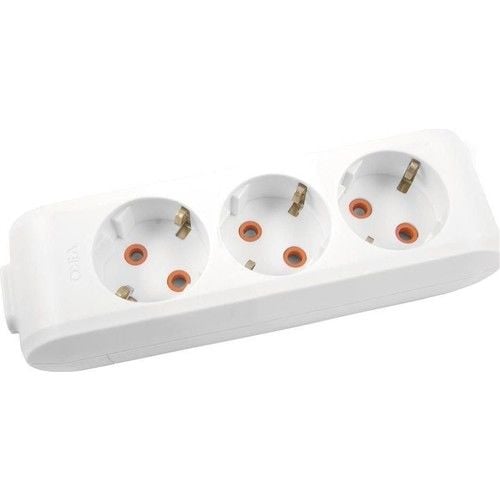 Viko Multi-Let Üçlü Priz Topraklı Çocuk Korumalı Klemensli