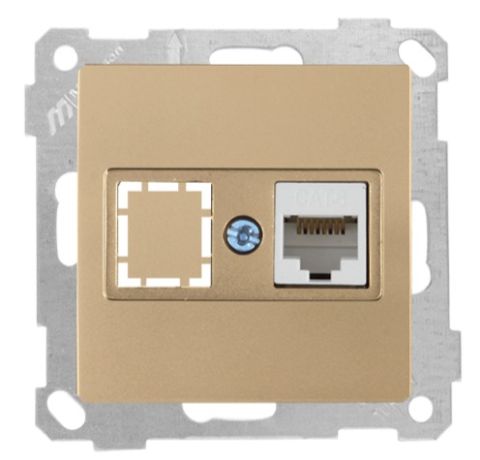 Mutlusan Data Prizi 1*Rj45  Cat6  Beyaz - 2100 140 0101