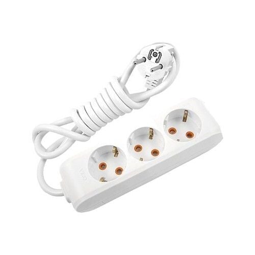 Viko Multi-Let Üçlü Priz 1 Mt Topraklı Kablolu Çocuk Korumalı
