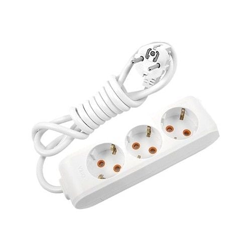 Viko Multi-Let Üçlü Priz 3 Mt Topraklı Kablolu Çocuk Korumalı