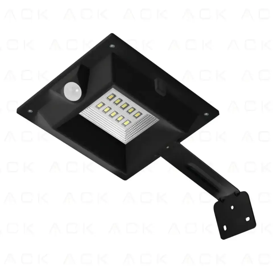 ACK Solar Led Bahçe Armatürü Sensörlü  8W/H 3000K AG60-04801
