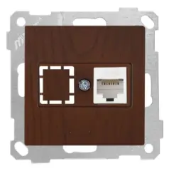 Mutlusan Data Prizi 1*Rj45  Cat6  Ceviz - 2100 140 0157