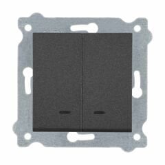 Exen Antrasit Modül+Kapak  Isikli Komütatör