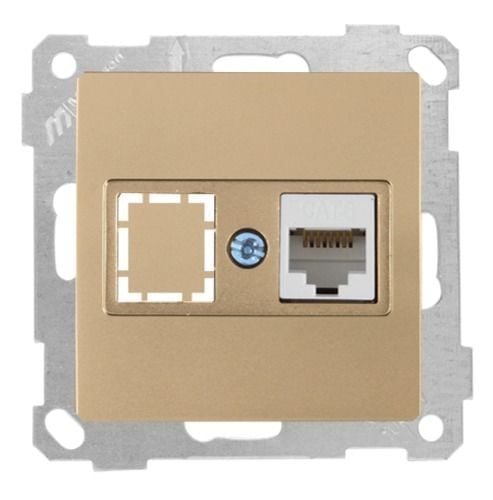 Mutlusan Data Prizi 1*Rj45  Cat6  A. Altın - 2100 140 0180