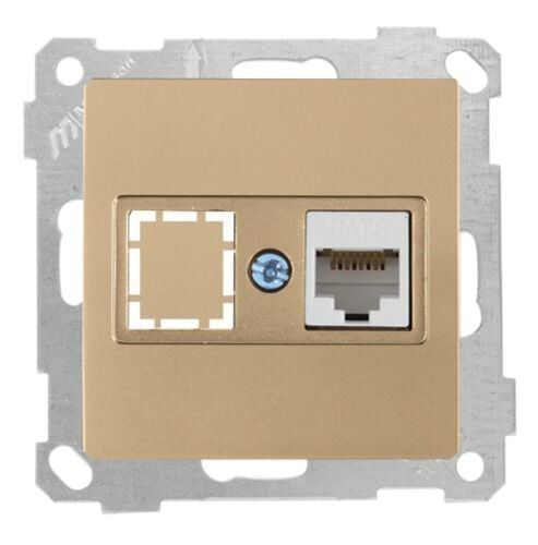Mutlusan Data Prizi 1*Rj45  Cat6  A. Altın - 2100 140 0180