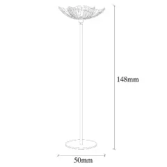 Aydinlatmadunyam Lambader Black Farac-Nul-4100