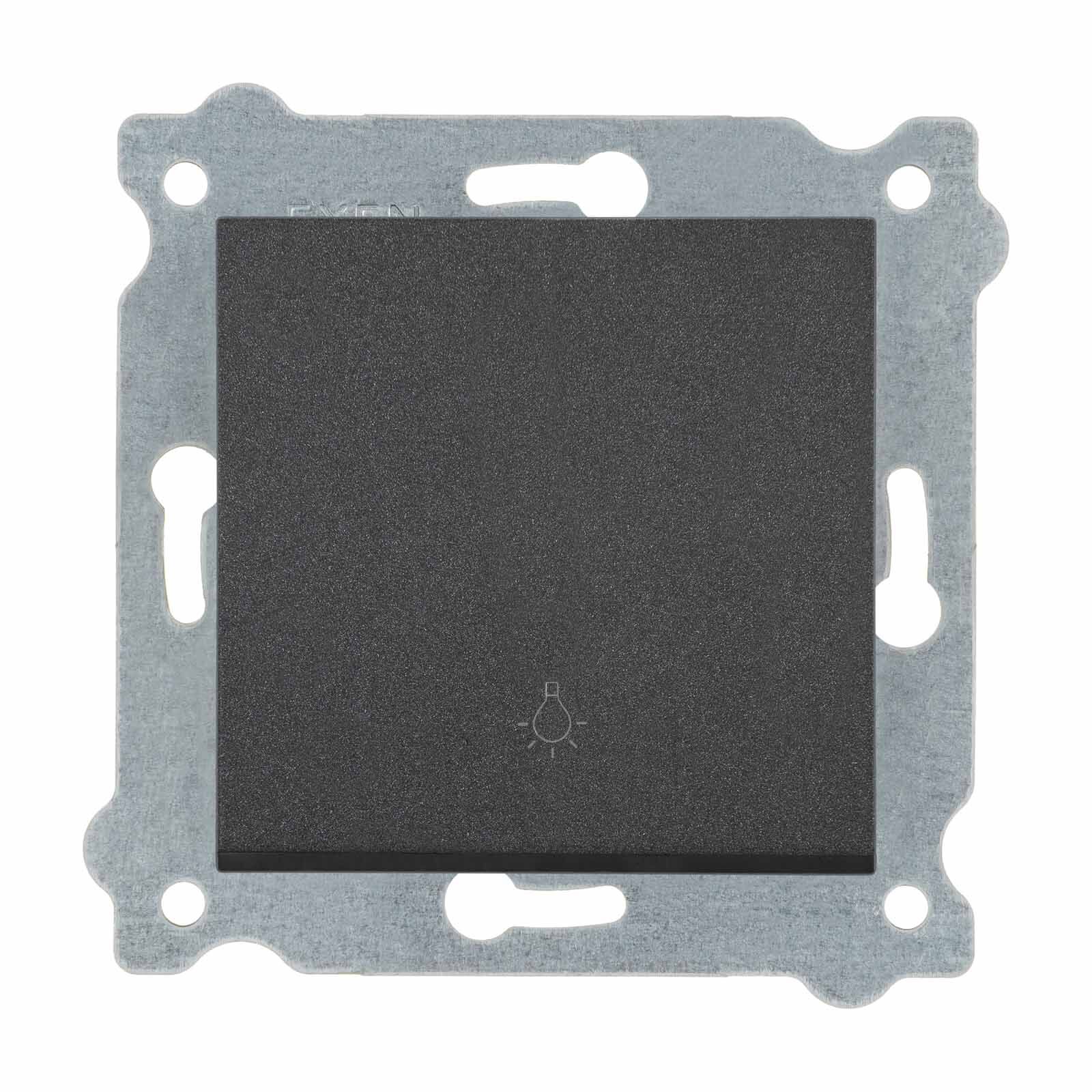 Exen Antrasit Modül+Kapak  Light Anahtari