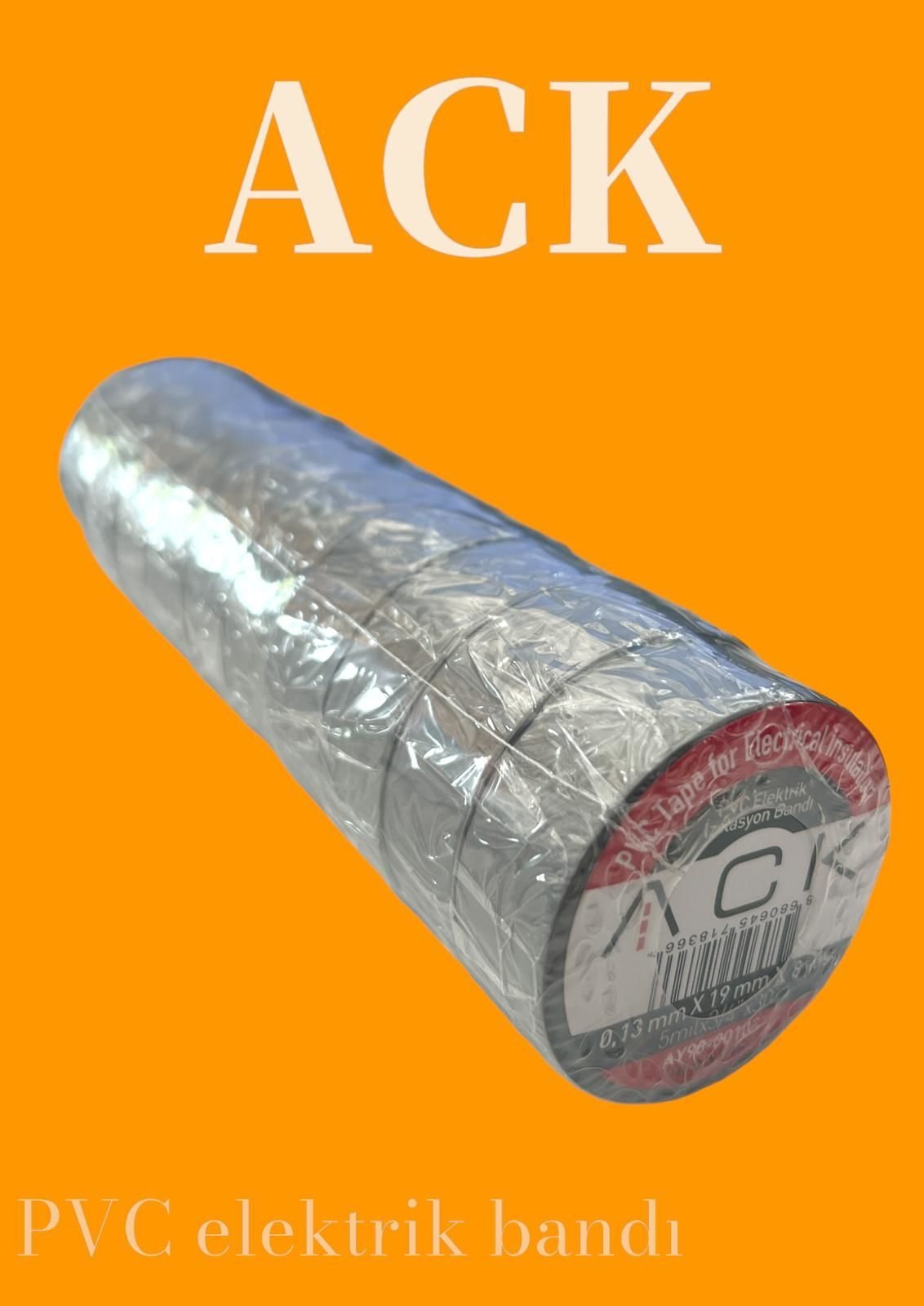 ACK Pvc Elektrık Izolasyon Bandı - Sıyah AY90-00101