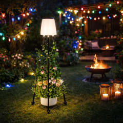 ACK Solar Led Ayaklı Aplik Siyah Ip54 457Mmx457Mmx107Mm AG60-06851