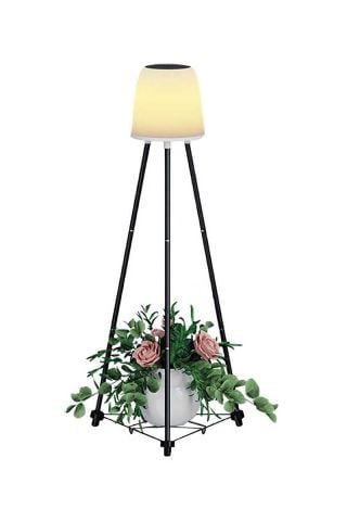 ACK Solar Led Ayaklı Aplik Siyah Ip54 457Mmx457Mmx107Mm AG60-06851