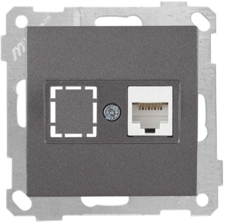 Mutlusan Data Prizi 1*Rj45  Cat6  Füme - 2100 140 0195