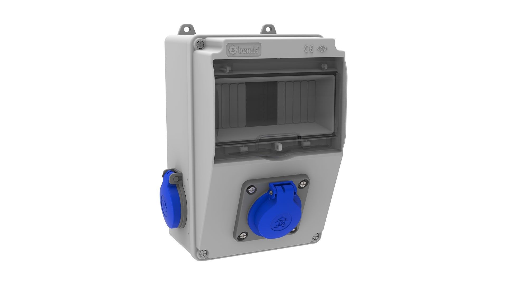 Bemis  1/16A. 220V. 1 Ad. M.P. Ön - 1/16A. 220V. 2 Ad. Yan IP44 BD5-2103-2020