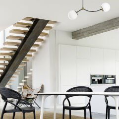 Aydinlatmadunyam Avize WhiteBlack Kromozom-Nua-1011