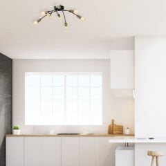 Aydinlatmadunyam Plafonyer BlackVintage Banana-Nua-1151