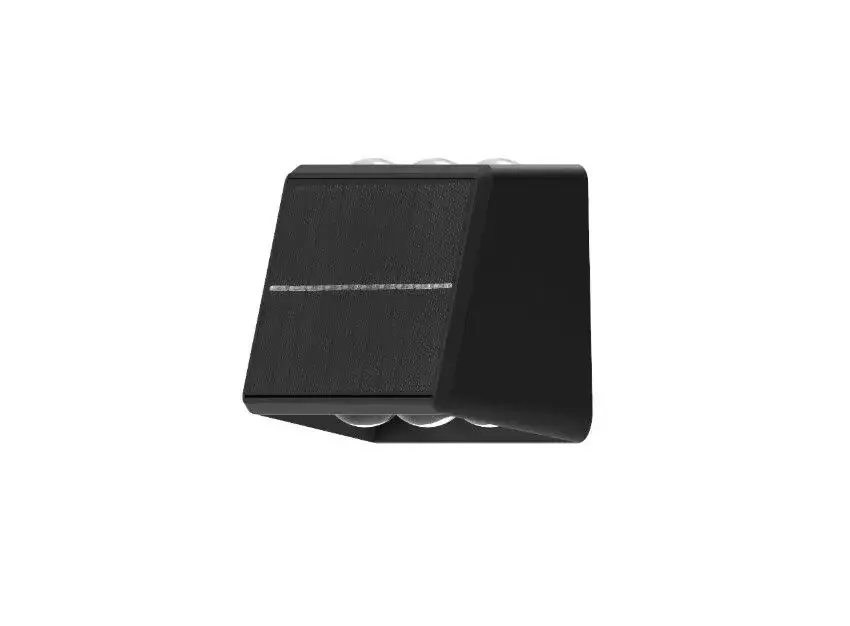ACK Solar Led Bahçe Armatürü Çift Yönlü  Siyah Gövde 3000K Ip65 142Mmx73Mmx80Mm AG60-09801
