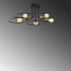 Aydinlatmadunyam Plafonyer Black Circle-Nua-1346