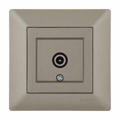 Exen Odak Titanyum Tv Priz Ekranli Geçisli Komple Takim