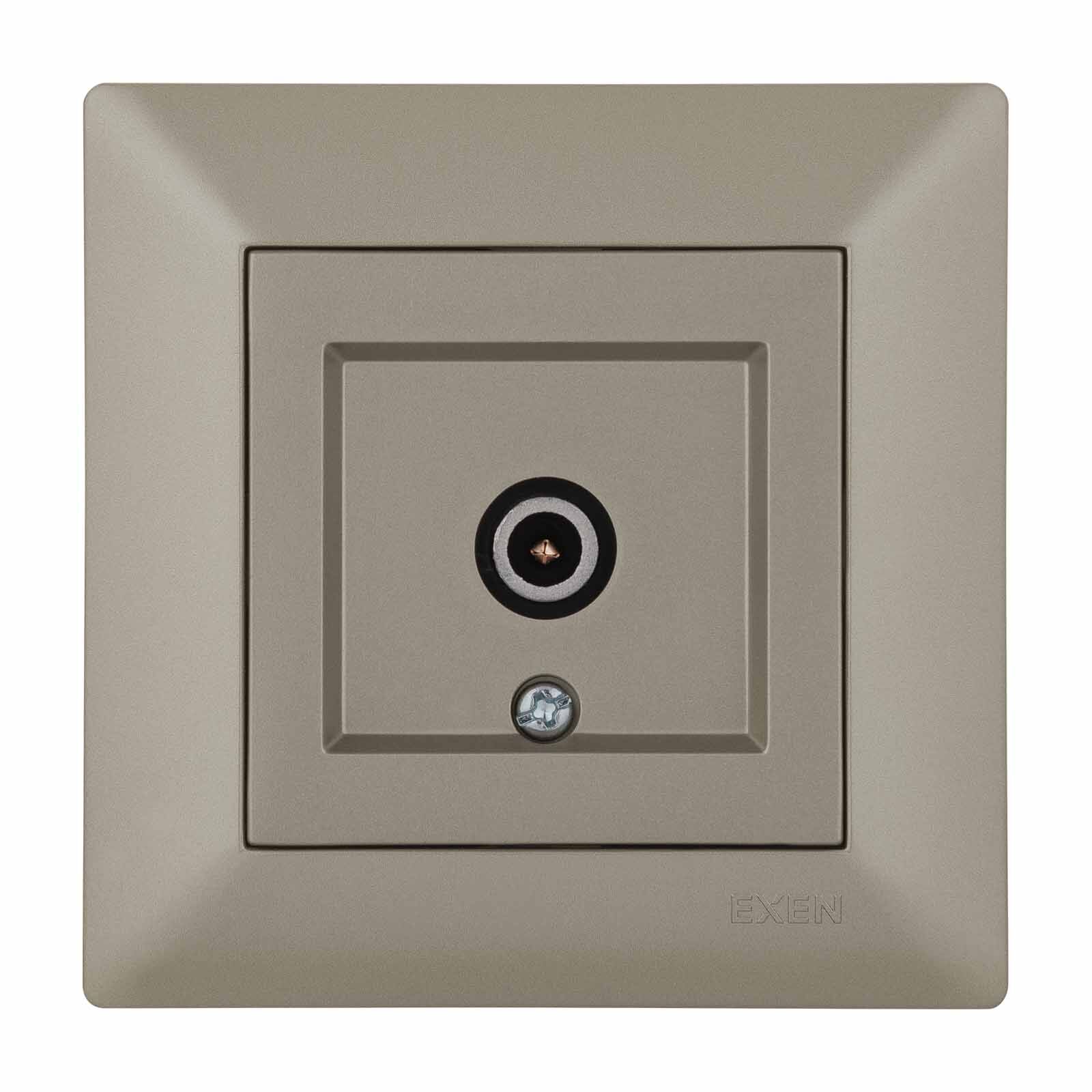 Exen Odak Titanyum Tv Priz Ekranli Sonlu Komple Takim