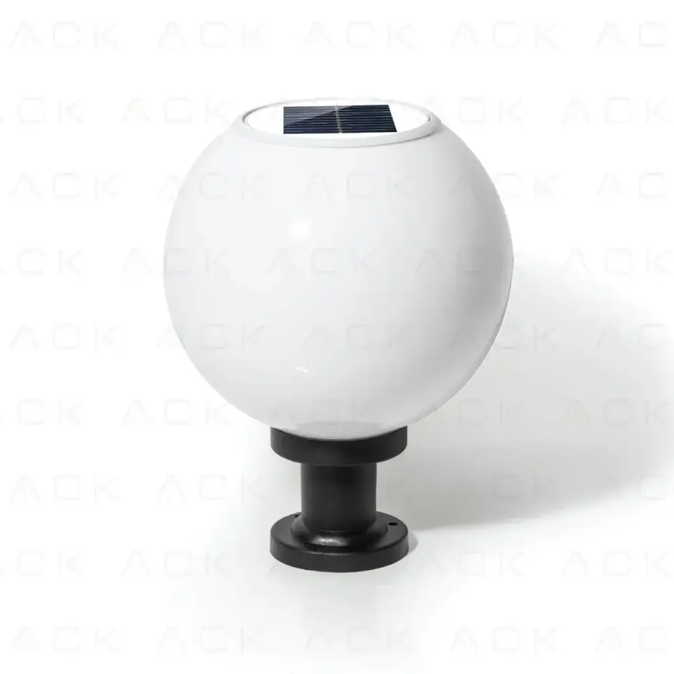 ACK Solar Led Bahçe Armatürü 8W/H 3000K AG60-10801