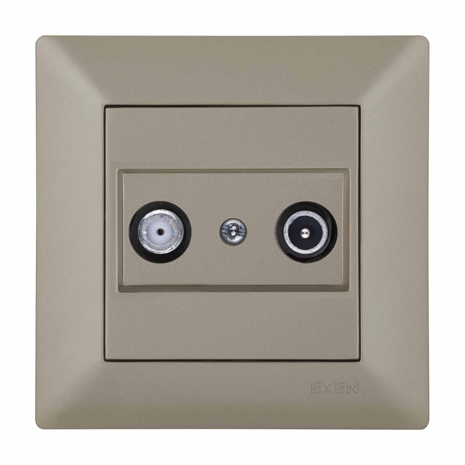 Exen Odak Titanyum Tv-Sat Prizi Geçisli  Komple Takim