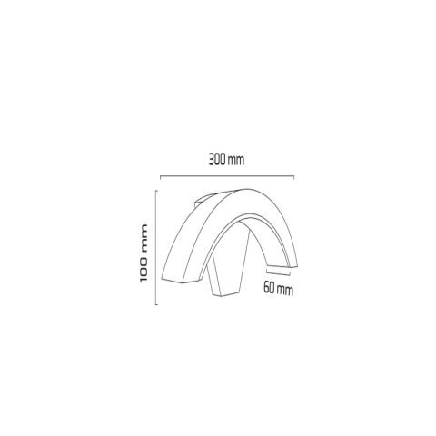 Goya Gy 6239 Beyaz Kasa 10W 3000K Led Bahçe Armatür