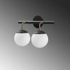 Aydinlatmadunyam Aplik BlackWhite Gondol-Nuw-3011