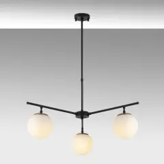 Aydinlatmadunyam Avize BlackGoldWhite Atmaca-10251