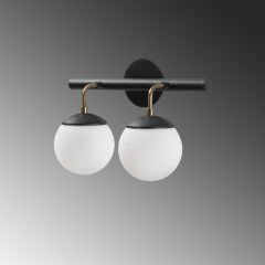 Aydinlatmadunyam Aplik BlackWhite Gondol-Nuw-3011