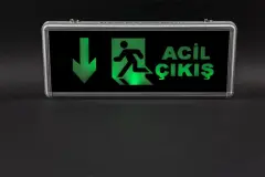 Cata 3 Saat Şarjlı Ledli Exit Armatür CT-9178