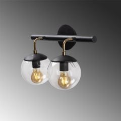 Aydinlatmadunyam Aplik Black Gondol-Nuw-3012