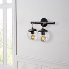 Aydinlatmadunyam Aplik Black Gondol-Nuw-3012