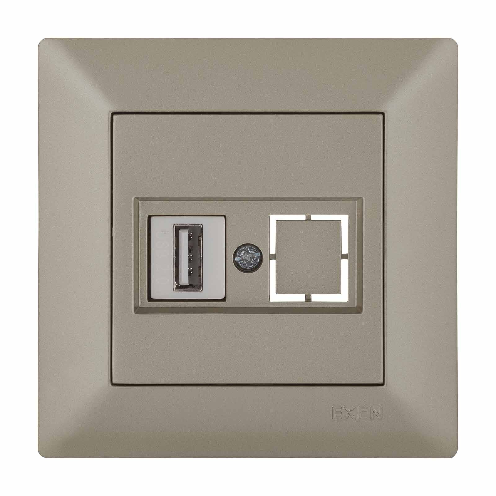 Exen Odak Titanyum Usb Prizi Jakli (Sarj Edemez) Komple Takim