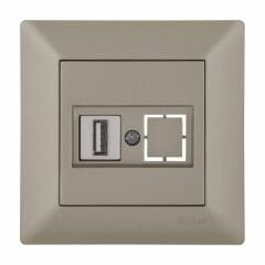 Exen Odak Titanyum Usb Prizi Jakli (Sarj Edemez) Komple Takim