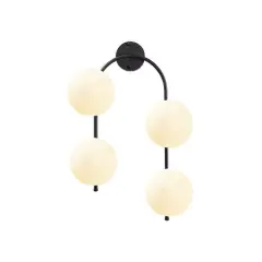 Aydinlatmadunyam Aplik BlackCream Jewel-10595