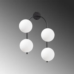 Aydinlatmadunyam Aplik BlackCream Jewel-10595