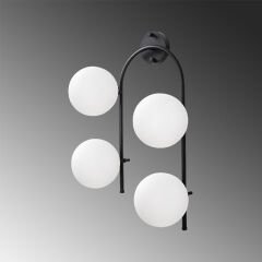 Aydinlatmadunyam Aplik BlackCream Jewel-10595