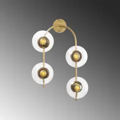 Aydinlatmadunyam Aplik Shiny Gold Jewel-10600