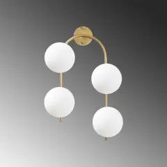 Aydinlatmadunyam Aplik Shiny Gold Jewel-10605