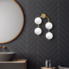 Aydinlatmadunyam Aplik Shiny Gold Jewel-10605