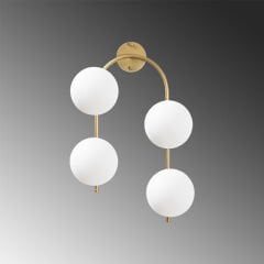 Aydinlatmadunyam Aplik Shiny Gold Jewel-10605