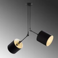 Aydinlatmadunyam Avize Black Abajur-20-Nua-1411