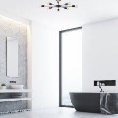 Aydinlatmadunyam Plafonyer Black Ray-Nua-1132