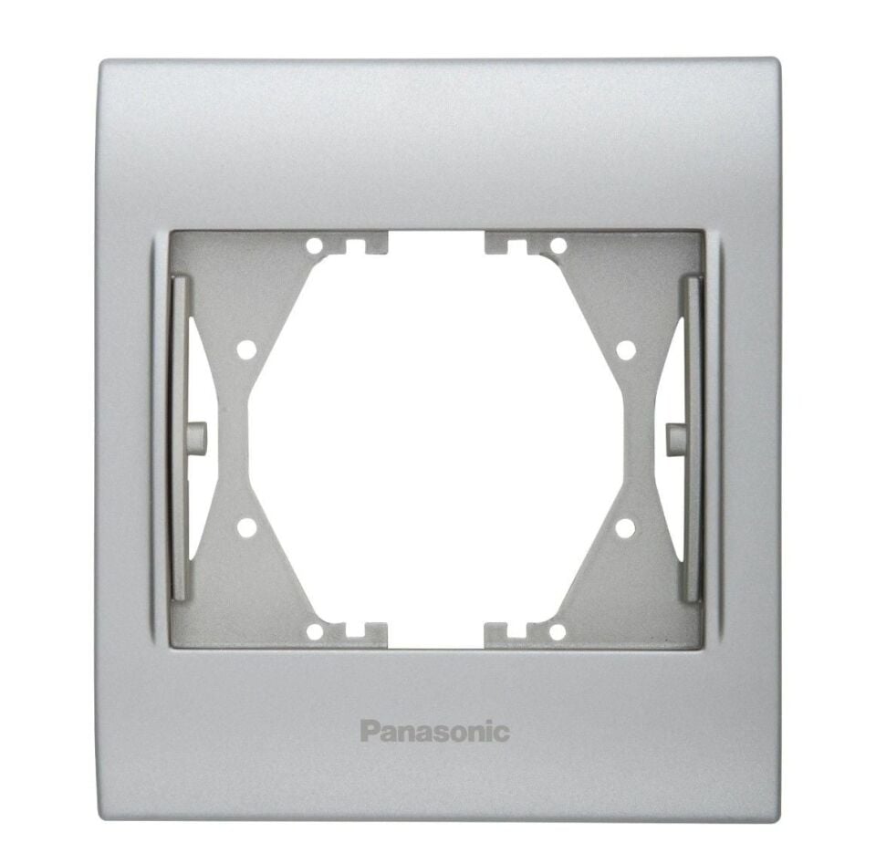 Panasonic Thea Blu Chrome Matt Beyaz Tekli Çerçeve