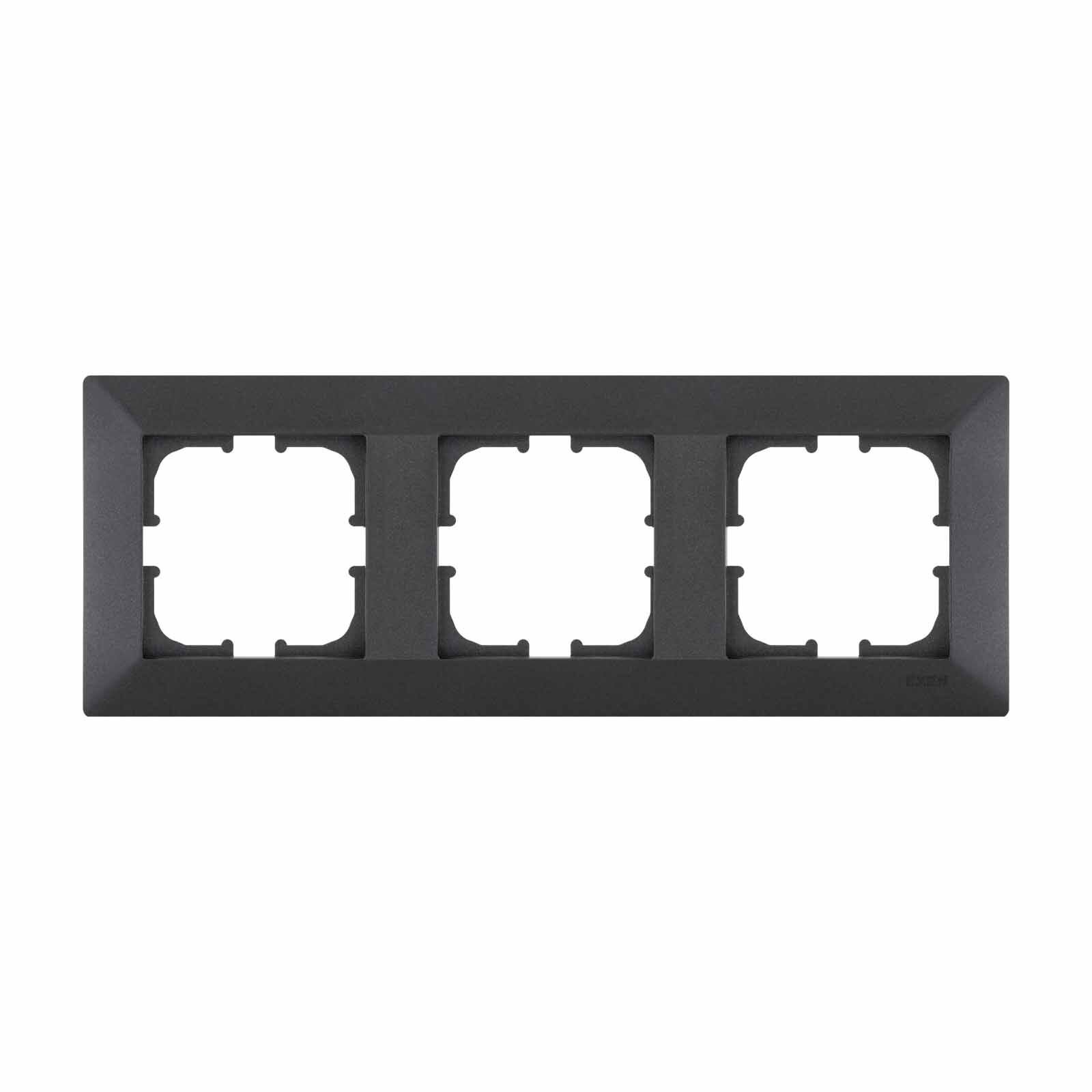 Exen Odak Antrasit Üçlü Çerçeve