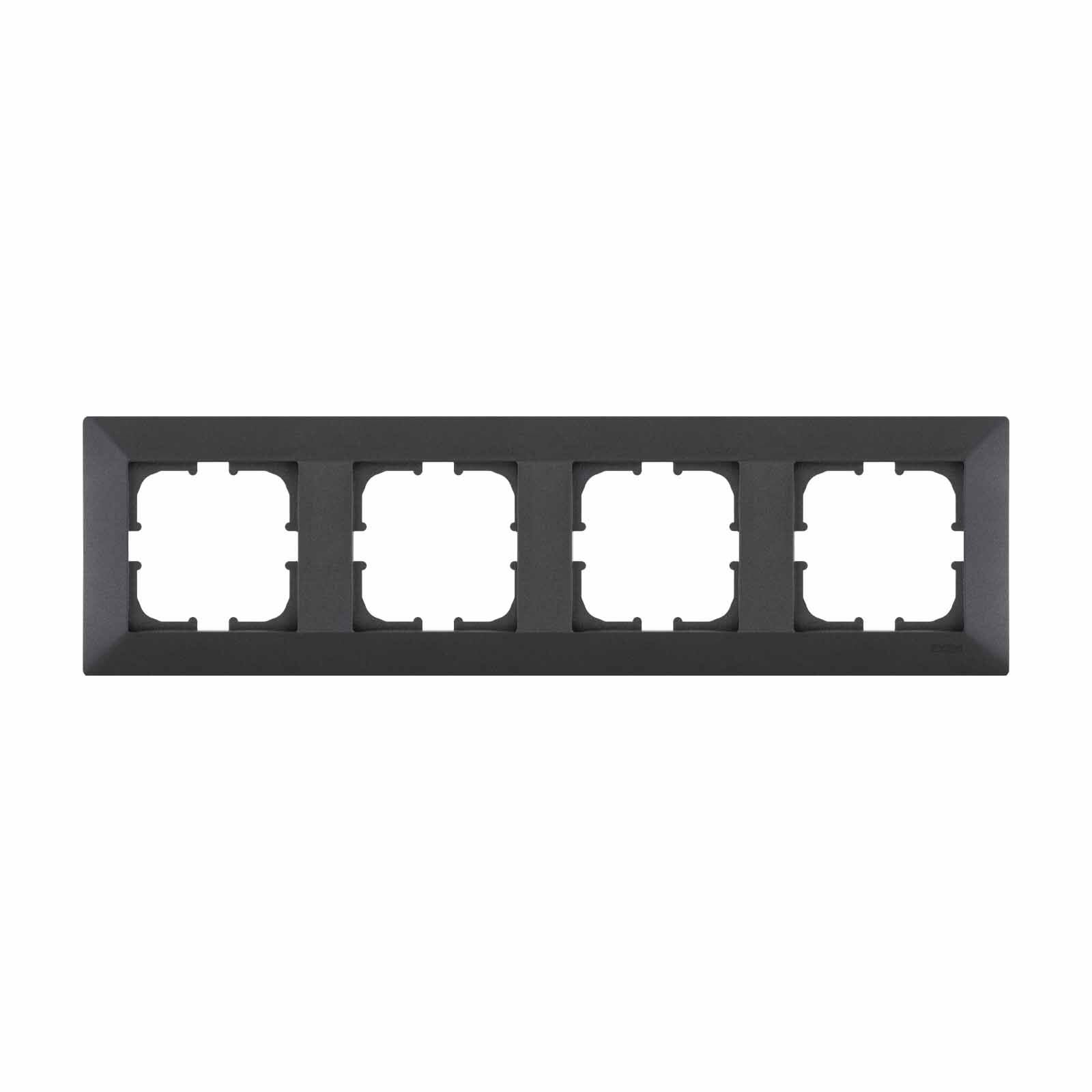 Exen Odak Antrasit Dörtlü Çerçeve