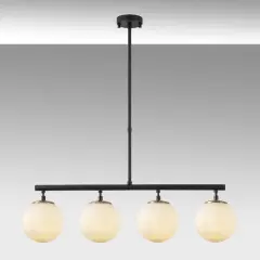 Aydinlatmadunyam Avize BlackGoldWhite Fazli-10425