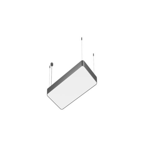 Goya Gy 8119 - 60X120 Cm Siyah Kasa 6500K Linear Armatür