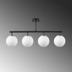 Aydinlatmadunyam Plafonyer BlackGoldCream Fazli-10426